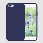 LIRAMARK Liquid Silicone Soft Back Cover Case for Apple iPhone 6 Plus / 6S Plus (Midnight Blue)