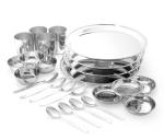 Bhalaria Stainless Steel Dinner Set (24 pcs)