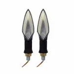 A4s Automotve and Accessories Yellow and Red Universal Motorcycle Neon LED Amber Turn Signal Light Indicator Blinker Brake Lamps