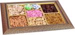 Food Library The Magic of Nature Healthy Pistachios, Almonds, Cashews, Dates, Raisins Dry Fruits And Nuts Diwali Gift Hamper, 550 G (Pack Of 1)