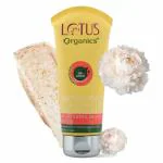 Lotus Organics+ Brightening De-Tan Scrub | With 100% Certified White Peonies | Reduce Tanning | Combats sun damage | Removes Blackheads, Whiteheads and Pigmentation | For Glowing & Fresh Skin | For All Skin Types 100g