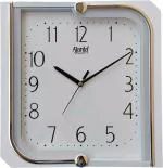 Ajanta White Analog Standard Wall Clock with Glass (26 x 27 cm) 517