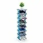 MOSTSHOP Foldable Shoes Rack - 6 Tier | Portable Shoe Rack for Home | Space-Saving 6 Layer Shoe Foldable Rack (Multicolor)