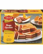 Bikaji Aslee Bikaneri Indian Sweet Mango Chocolate Barfi, 250 g (Pack of 4)
