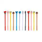 SAMVARDHAN Pack of 12 BT21 BTS Kpop Pen with Pen Topper