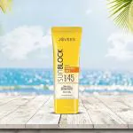 Jovees Herbal Sun Block Sunscreen SPF 45 | Water Proof, UVA/UVB Protection | 100GM New