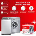 OXILY Descale Powder for All Washing Machine Deep Cleaner Scale Remover Powder With Fragrance washing Detergent (3PC)