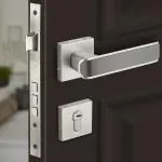 Plantex Heavy Duty Mortise Lock for Door - Door Lock for Main Door/Bedroom Door Lock/Handle Door Lock for Home/Office/Hotel (7112 - Satin White & Satin Black)