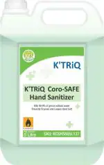 K'TRiQ Coro Safe Liquid Alcohol Hand Sanitizer Can - 5 L