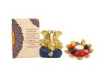 CraftVatika Multicolor Ceramic Diwali Gift Items Combo Set 5 x 3.99 cm (Pack of 3)