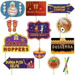 Festiko Happy Durga Puja Banner And Happy Durga Puja Photo Booth For Durga Puja Festival Decoration (Durga Puja Props 02)