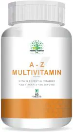 Healthy Nutrition -Just for the Health of it A-Z Multivitamin with 24 Essential Vitamins and Minerals Vegan for Hair and Metabolism - 60 tablets