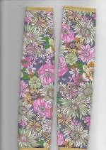 Haulorium Multicolor Cotton Refrigerator Handle Cover (Pair Of 1)