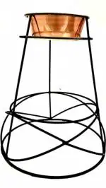 Pawspot Stainless Steel Elevated Dog Feeder Bowl for Food and Water