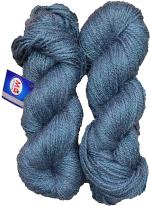 Simi Enterprise Mouse Grey Wool Popeye Wool Hank Hand Knitting Wool, Art Craft Soft Fingering Crochet Hook Yarn, Needle Knitting Yarn Thread Dyed, 200 G