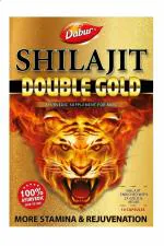 DABUR Shilajit Double Gold 10 Capsules for Stamina and Rejuvenation