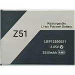 Mobcrown Mobile Battery for Lava Z51,LBP12500051 /2550mAh