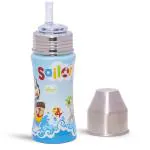 Adore GAMMA Premium Printed Stainless Steel Straw Sipper with Gravity Ball- Sailor 250ml