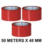 VCR Red Color Tape - 50 Meters in Length - 48mm / 2