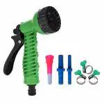 WATERLOG Heavy Duty 7 In 1 Garden Hose Spray Gun, With All Accessories (PVC Union Connector, Hose Connector .5