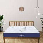 Grassberry White Orthopedic Double High Resilience Foam With Memory Foam Mattress (78x48x8inch)
