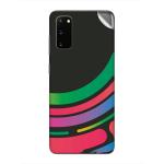 GADGETSWRAP Printed Vinyl Skin Sticker for Samsung Galaxy S20 - techno-colors