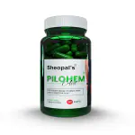 Sheopals Pilohem Aid -Get relif from Itching, Natural Ayurvedic Formula For Piles Care (60 Capsules)
