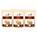 90's MILL Kerala Vazha Pazham Namkeen Chips wafers | Fast Falahari Farali Falhari Banana Chips Banana wafers Vrat Upwaas Navratri Namkeen Snack Tasty Yummy Snack Healthy Snack-1Kg*3Pack