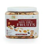 NatureVit Mix Dry Fruits and Nuts, 1 Kg [Almonds, Cashews, Raisins, Dry Figs, Pistachios, Walnut Kernels] Healthy Gift Hamper for Every Occasion Fresh and Healthy Dry Fruits