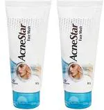 Acnestar Unisex Face Wash - 50 gm x Pack of 2