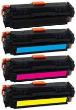 Print Star 410A Toner Cartridge Bundle Combo Compatible For HP 410A - CF410A, CF411A, CF412A, CF413A Toner Cartridge Set for LaserJet M452dn / M452dw / M452nw / M477fdw / M477fnw Multi Color Toner (Black, Cyan, Magenta, Yellow)