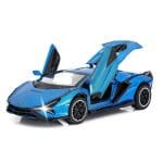 Pluspicks Toy Car Lambo Sian Metal Model Car with Light and Sound Pull Back Toy Car for Boys Age 3 + Year Old Vehicles Alloy Supercar for CarDashboard,Kids,Boy,Girl,Children,Adult,Decoration Items for Home,Office,Kids Study Room,Living room Car Showroom