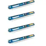 PHILIPS Twin Glow 25-Watt +25-Watt LED Up-Down Batten Tubelight (Pack of 4, 25W Yellow Uplight RELAX Mode | White Downlight WORK Mode)