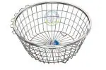 Cosmos Stainless Steel Round Dish Drainer Rack / Basket , Dish Rack , Kitchen Rack , 18x18x8 inches (LXWXH) , Size-Small, Silver