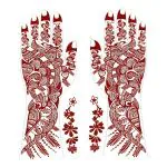TEMPORARY TATTOOWALA Full hand Henna Mehndi design Both Hand special karva chauth mehandi