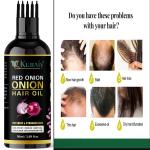 KURAIY Onion Hair Oil for Hair Growth & Hair Fall Control with Redensyl (50 ml ) & (MEN & WOMEN)