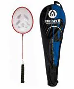 Fox Badminton Rackets, Red Badminton Racket, Badminton Kit with 1 Piece Racket and Cover
