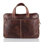 Che Be Smith Leather Laptop Messenger Bag For Men And Women Fits Laptop Upto 16 Inches With 5 Compartments And Comfortable Handle Genuine Leather Office Bag Unisex Color : Brown