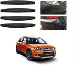 Feelitson Black Car Bumper Protector Safety Guard Scratch For Vitara Brezza (Pack Of 4)