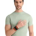 Flamingo Wrist Wrap Adjustable Support with Thumb Loop for Sports Injuries Crossfit Pain Relief Unisex Beige