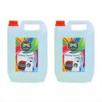 MIZZIWASH Washing machine liquid detergent top load and front load (transparent 10 ltr) Multi-Fragrance Liquid Detergent