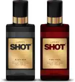 LAYERR Shot Fiery Pride and Black Noir Body Spray for Men 260 ml (Pack of 2)