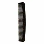 Scarlet Line Professional Large Handmade Regular Hair Dressing Comb, Fine Tooth Hand Crafted Hair Comb for Daily Styling, 22.5 Cm_Shell Black