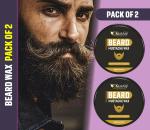 KURAIY 100 % Pure Amazing Earth Beard & Mustache Holding Wax Gel for Men - Certified Organic, Strong Hold, Styling, Argan Oil, Chemical Free, 100% Vegan & Cruelty Free - 50gm Hair Wax (100 g)