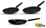 Prestlee Nonstick 3 PC Cookware Set (Tawa 250, 280 & Frypan 240) (2.6 MM) - Durable Nonstick Cookware Set