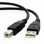 Cable Connector 1.5 Meter USB Printer Cable, Nylon Braided USB A to Male To USB B 2.0 Cable Cord Compatible with Printers, Scanner For Dell, HP, Epson, Canon, Lexmark, Xerox, Samsung, Epson