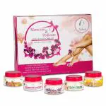 Natural The Essence of Nature Manicure Pedicure Hand and Foot Care Kit, Ayurvedic Spa Set of 5-250 gm