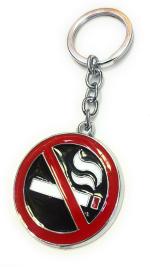 Jdp Novelty Multicolor Metal No Smoking Slogan Keychain