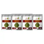 90's MILL Organic DIET Bhuna Hara Matar Green Salty Masala Peas Vatana Chakhna Namkeen Snacks | Sing Hara Matar Green Salty Masala Peas Watana | Green Matar Roasted Spicy Peas-1Kg*4Pack