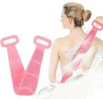 HM EVOTEK Silicon Bath Body Massager Scrubber Douuble Side Belt Bathroom Body Cleaner Scruber Pad AS Like sponges SB-329